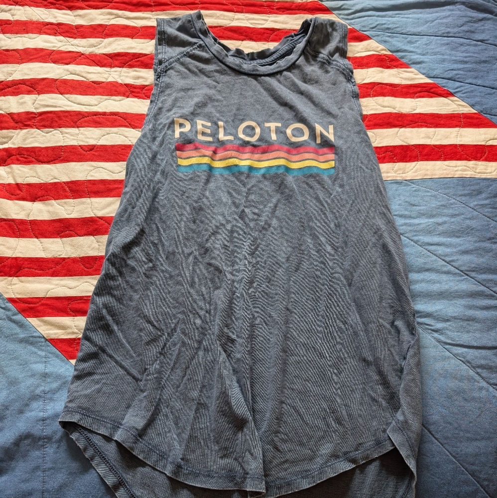 Peloton Blue Workout Tank